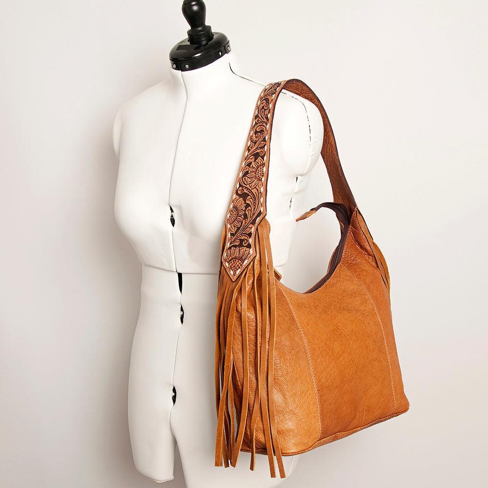 American Darling ADBGA220 Tote Hand Tooled Genuine Leather Women Bag Western Handbag Purse