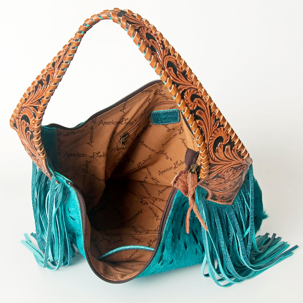 American Darling Hobo Hair On Genuine Leather women bag western handbag purse