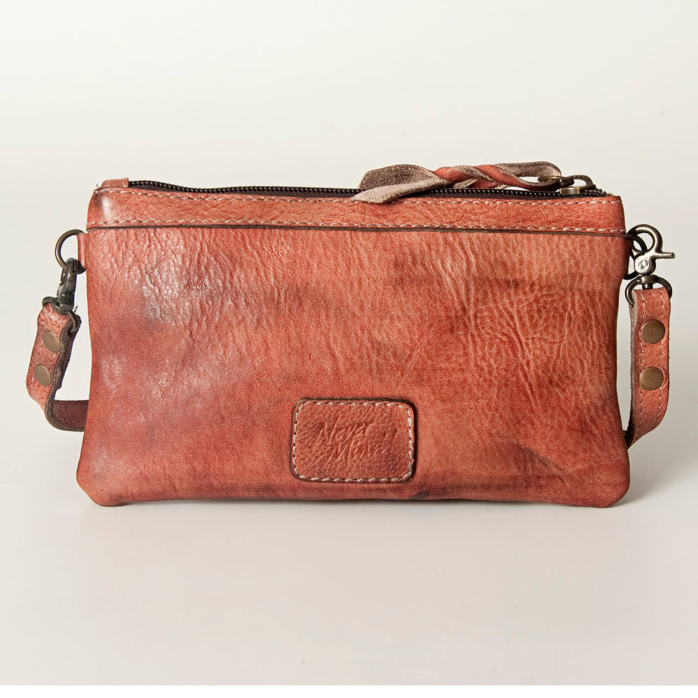 Never Mind Nmbg102G Small Crossbody Vintage Handmade Genuine Cowhide Leather Women Bag Western Handbag Purse
