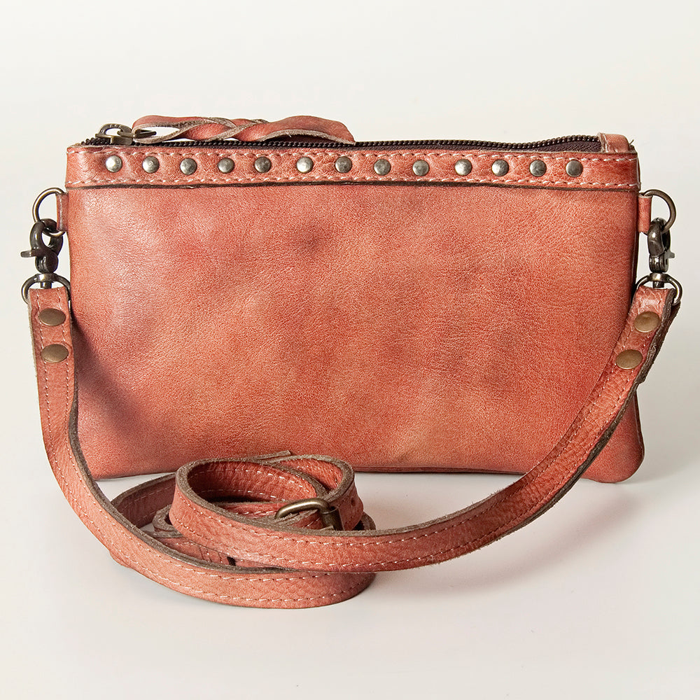 Never Mind Nmbg102G Small Crossbody Vintage Handmade Genuine Cowhide Leather Women Bag Western Handbag Purse