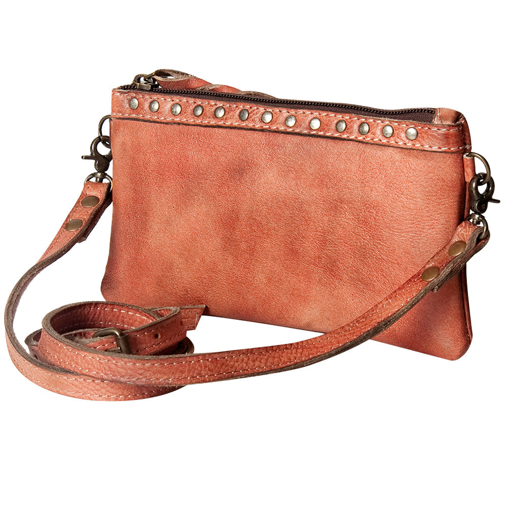 Never Mind Nmbg102G Small Crossbody Vintage Handmade Genuine Cowhide Leather Women Bag Western Handbag Purse
