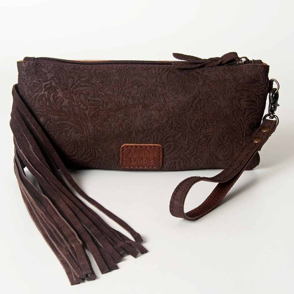 American Darling Wristlet Hand Tooled Embossed Genuine Leather Western Women Bag | Handbag Purse | Women Wristlet Purse | Wristlet Purse | Travel Wristlet Purse | Leather Wristlet Purse | Clutch Wristlet Purse