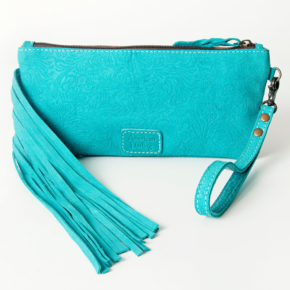 American Darling Wristlet Hand Tooled Embossed Genuine Leather Western Women Bag | Handbag Purse | Women Wristlet Purse | Wristlet Purse | Travel Wristlet Purse | Leather Wristlet Purse | Clutch Wristlet Purse