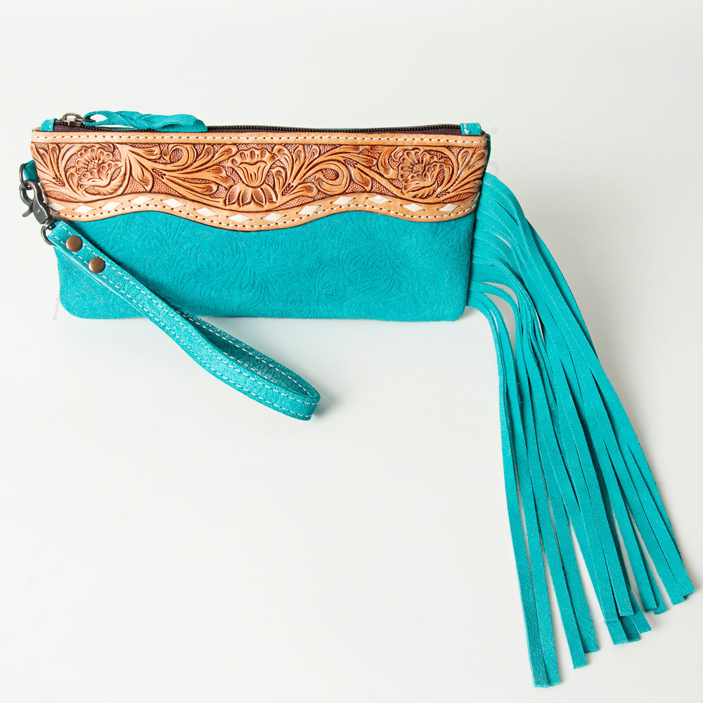 American Darling Wristlet Hand Tooled Embossed Genuine Leather Western Women Bag | Handbag Purse | Women Wristlet Purse | Wristlet Purse | Travel Wristlet Purse | Leather Wristlet Purse | Clutch Wristlet Purse