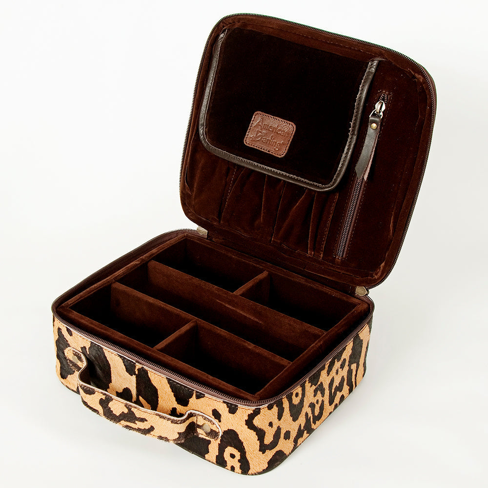 American Darling ADBGA226 Jewelry Case Hair-On Genuine Leather Women Bag Western Handbag Purse