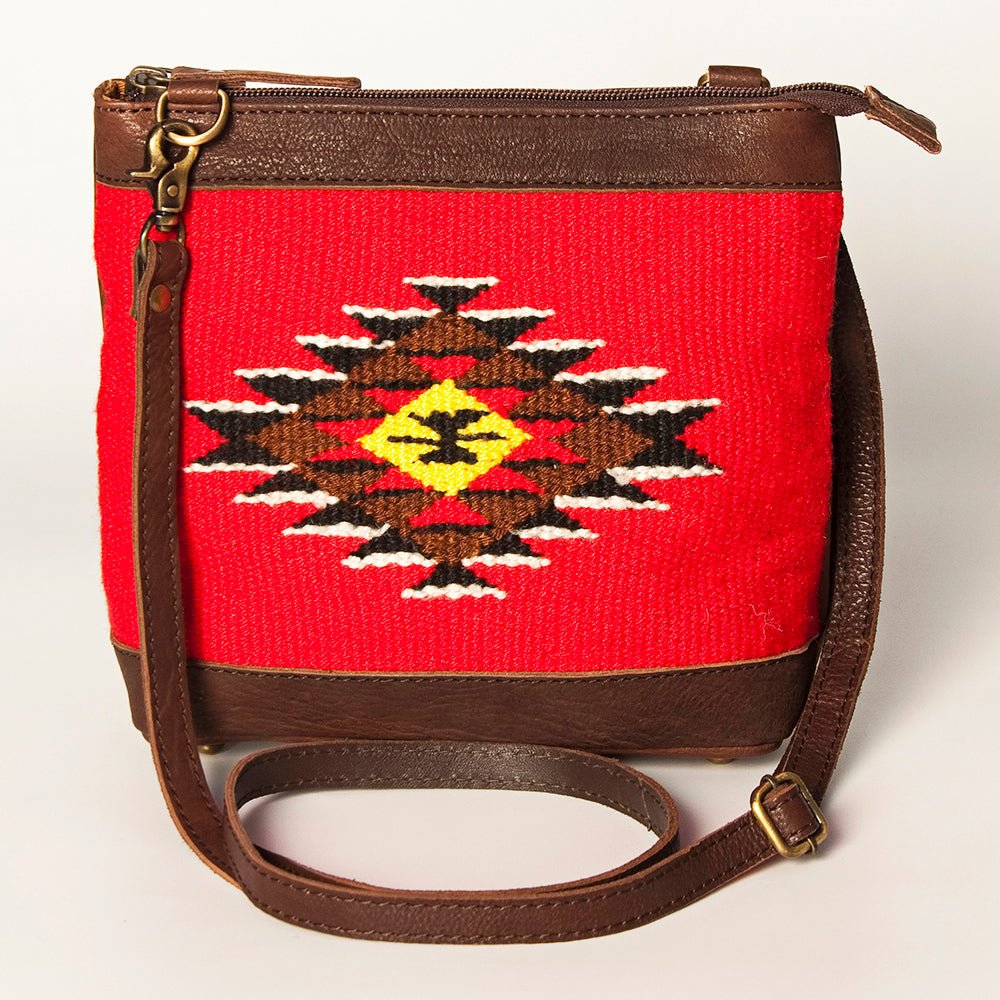 American Darling Large Crossbody Saddle Blanket Genuine Leather women bag western handbag purse