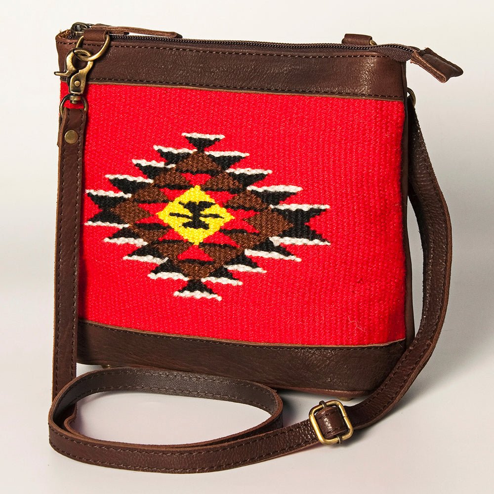 American Darling Large Crossbody Saddle Blanket Genuine Leather women bag western handbag purse