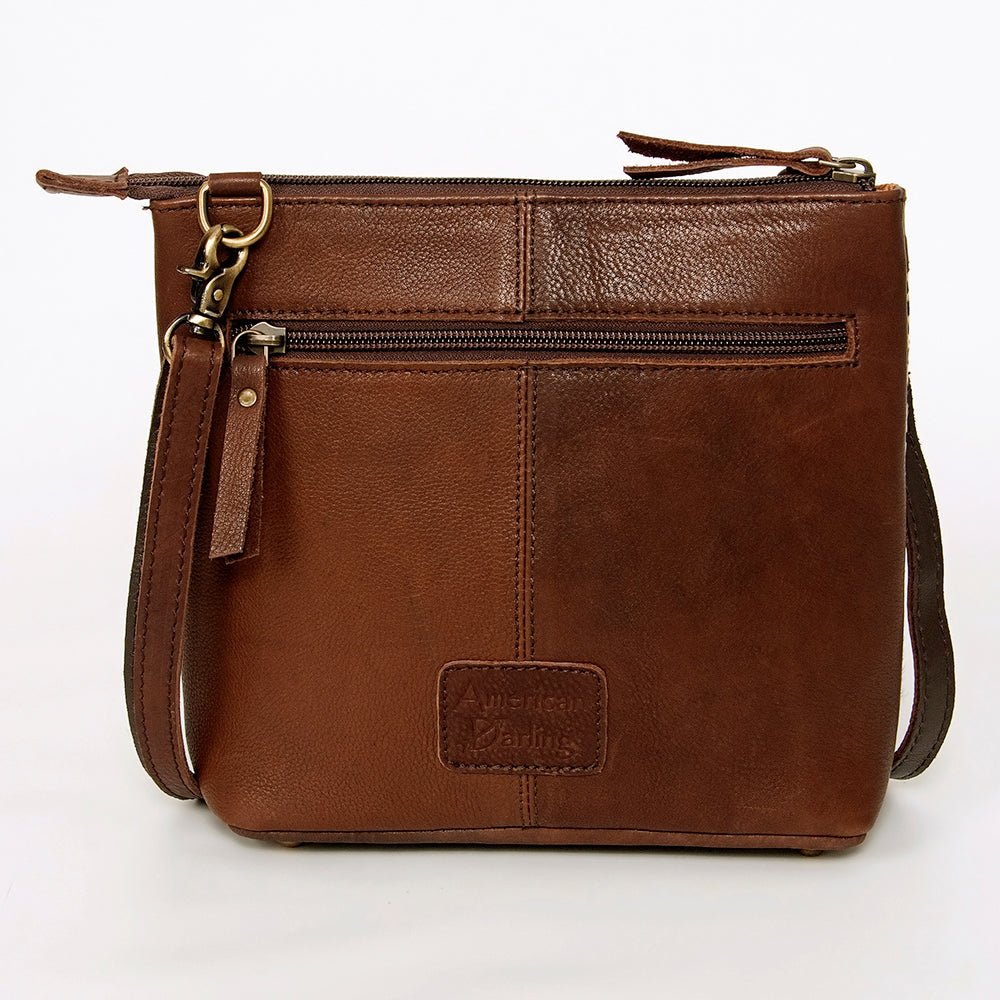 American Darling Large Crossbody Saddle Blanket Genuine Leather women bag western handbag purse