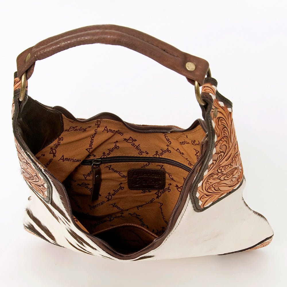 American Darling Hobo Hand Tooled Genuine Leather women bag western handbag purse