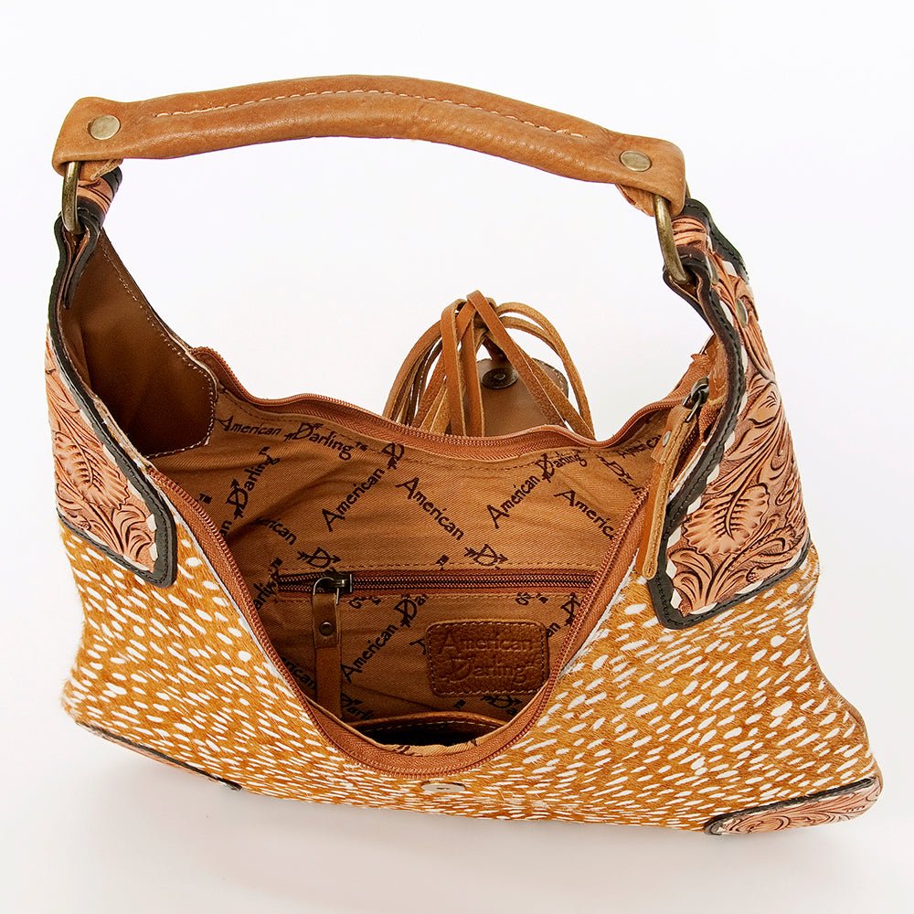 American Darling Hobo Hand Tooled Genuine Leather women bag western handbag purse