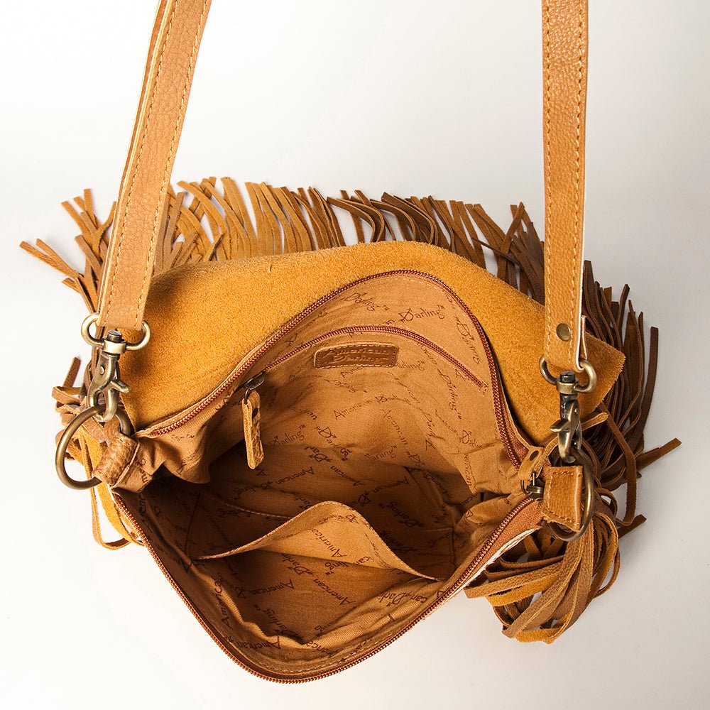 American Darling Large Crossbody Hair On Genuine Leather women bag western handbag purse