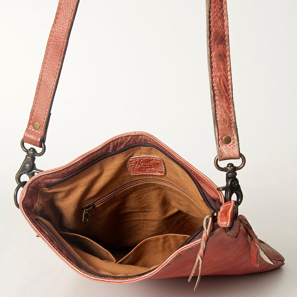Never Mind Nmbg118H Cross Body I Vintage Handmade Genuine Cowhide Leather Women Bag Western Handbag Purse