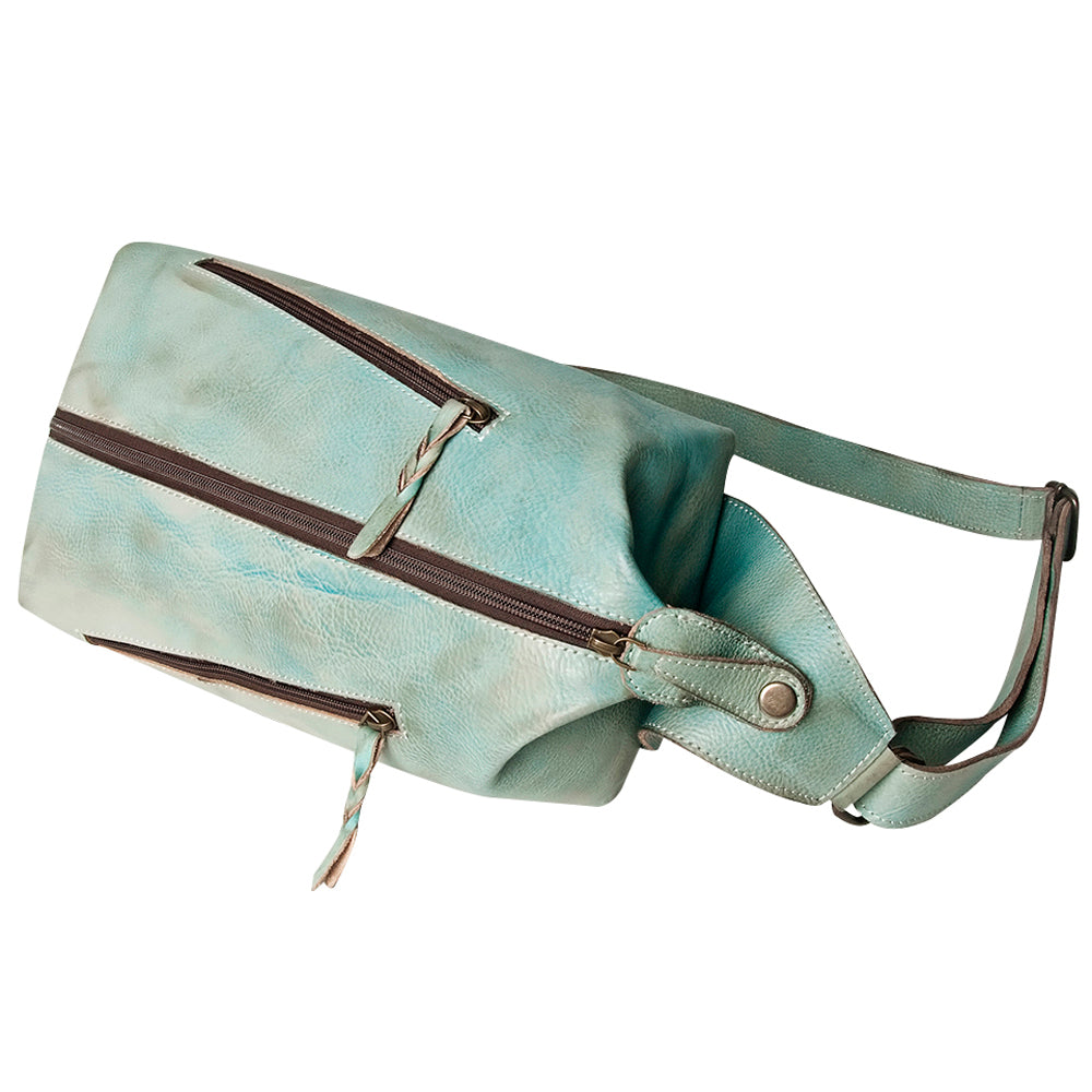 Never Mind Nmbg107B Tote Vintage Handmade Genuine Cowhide Leather Women Bag Western Handbag Purse
