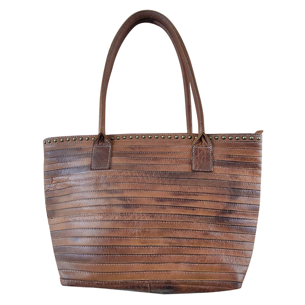 Never Mind Nmbgm104F Tote Vintage Handmade Genuine Cowhide Leather Women Bag Western Handbag Purse