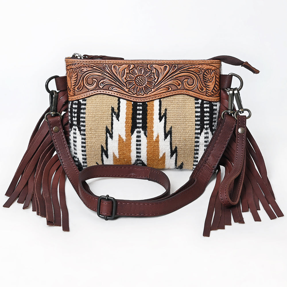 American Darling Cross Body Hand Tooled Saddle Blanket Genuine Leather Women Bag Western Handbag Purse