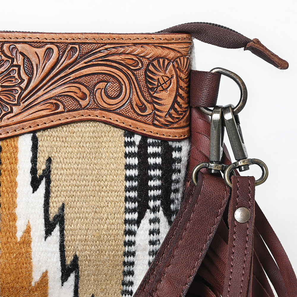 American Darling Cross Body Hand Tooled Saddle Blanket Genuine Leather Women Bag Western Handbag Purse