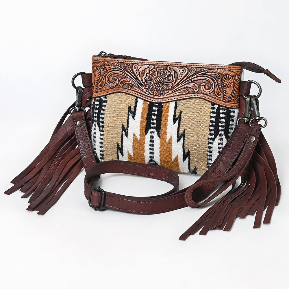 American Darling Cross Body Hand Tooled Saddle Blanket Genuine Leather Women Bag Western Handbag Purse