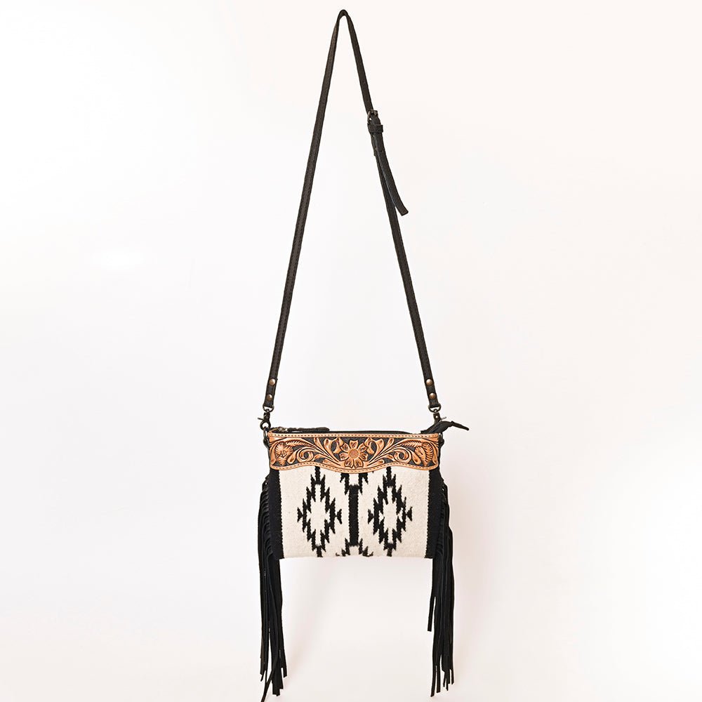 American Darling Cross Body Hand Tooled Saddle Blanket Genuine Leather Women Bag Western Handbag Purse