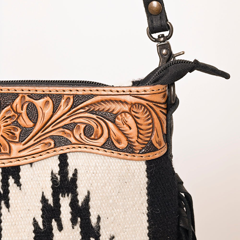 American Darling Cross Body Hand Tooled Saddle Blanket Genuine Leather Women Bag Western Handbag Purse