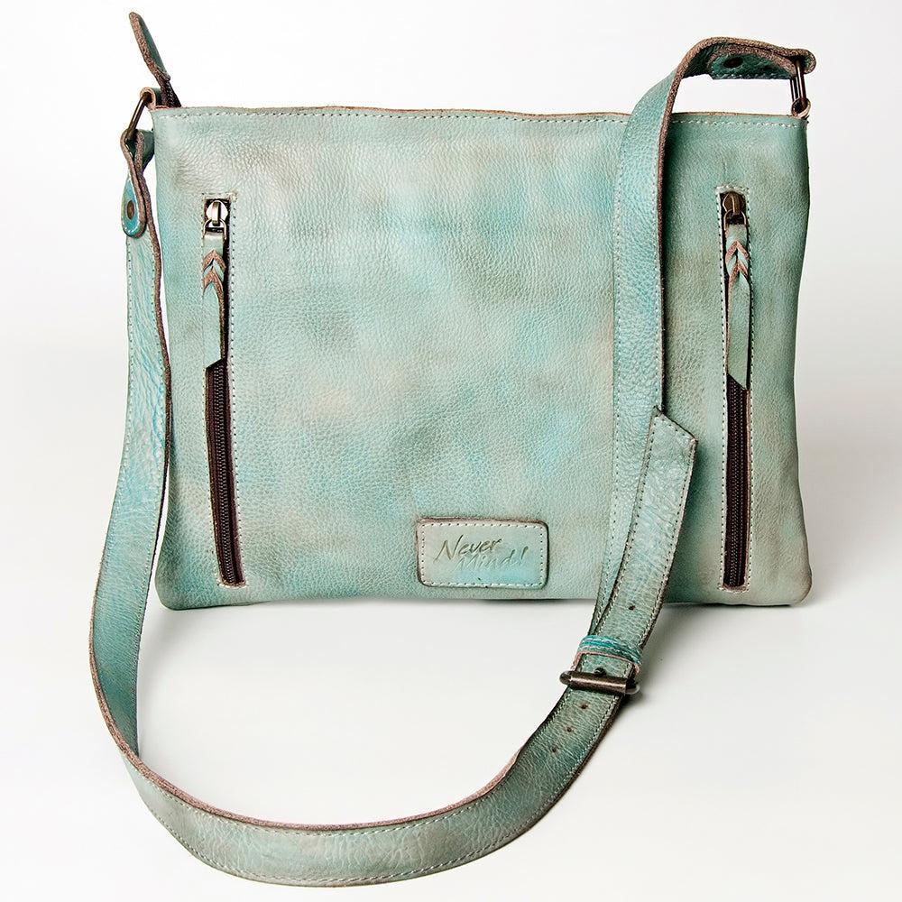 Never Mind Nmbg110B Cross Body I Vintage Handmade Genuine Cowhide Leather Women Bag Western Handbag Purse