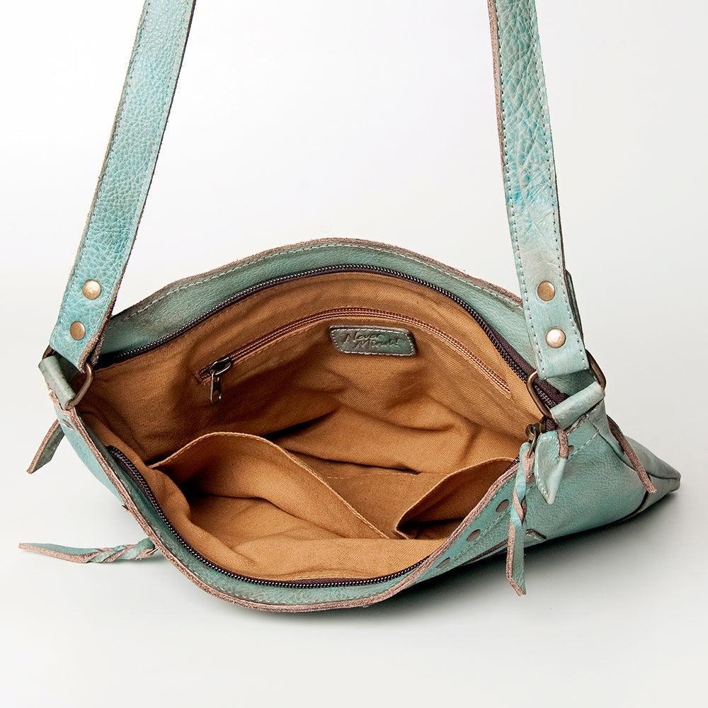 Never Mind Nmbg110B Cross Body I Vintage Handmade Genuine Cowhide Leather Women Bag Western Handbag Purse