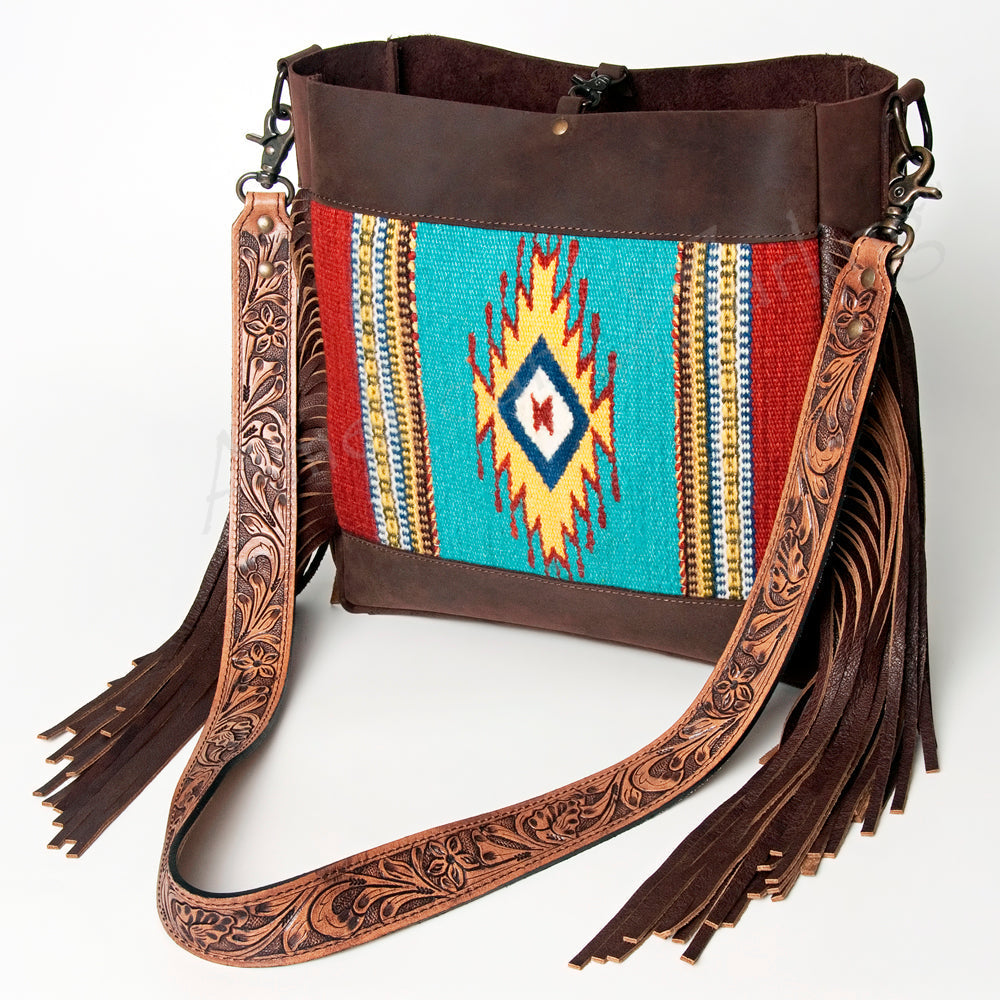 American Darling Large Crossbody Saddle Blanket Genuine Leather Western Women Bag Handbag Purse | Western Crossbody Bag | Travel Crossbody Bags | College Crossbody Bag | Casual Crossbody Bag