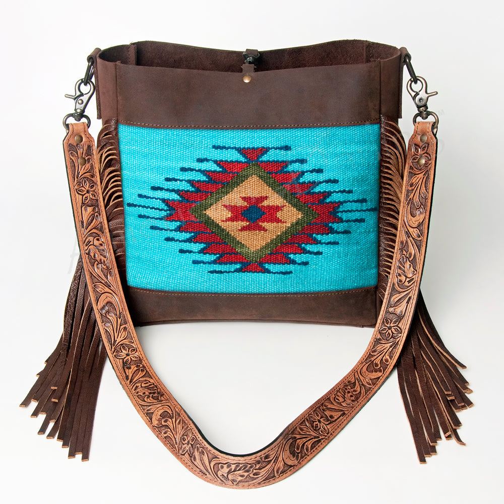 American Darling Large Crossbody Saddle Blanket Genuine Leather Western Women Bag Handbag Purse | Western Crossbody Bag | Travel Crossbody Bags | College Crossbody Bag | Casual Crossbody Bag