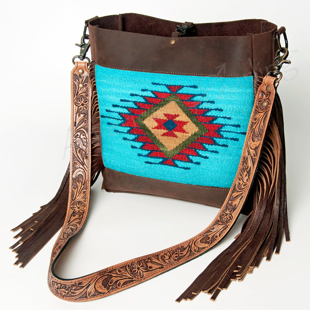 American Darling Large Crossbody Saddle Blanket Genuine Leather Western Women Bag Handbag Purse | Western Crossbody Bag | Travel Crossbody Bags | College Crossbody Bag | Casual Crossbody Bag