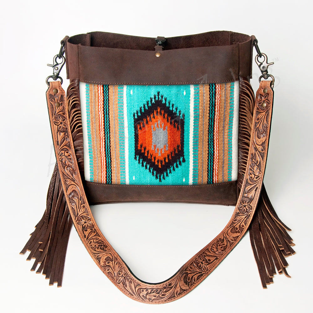 American Darling Large Crossbody Saddle Blanket Genuine Leather Western Women Bag Handbag Purse | Western Crossbody Bag | Travel Crossbody Bags | College Crossbody Bag | Casual Crossbody Bag