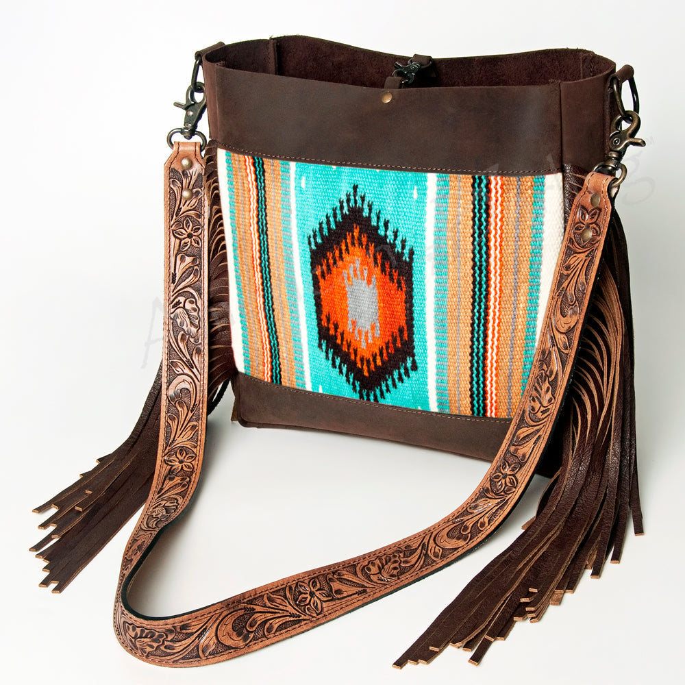 American Darling Large Crossbody Saddle Blanket Genuine Leather Western Women Bag Handbag Purse | Western Crossbody Bag | Travel Crossbody Bags | College Crossbody Bag | Casual Crossbody Bag