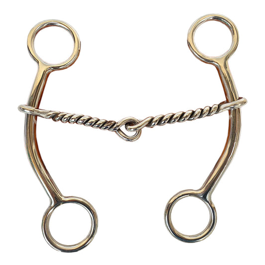 5" HILASON Western Horse Mouthpiece Goestree Curb Bit Stainless Steel