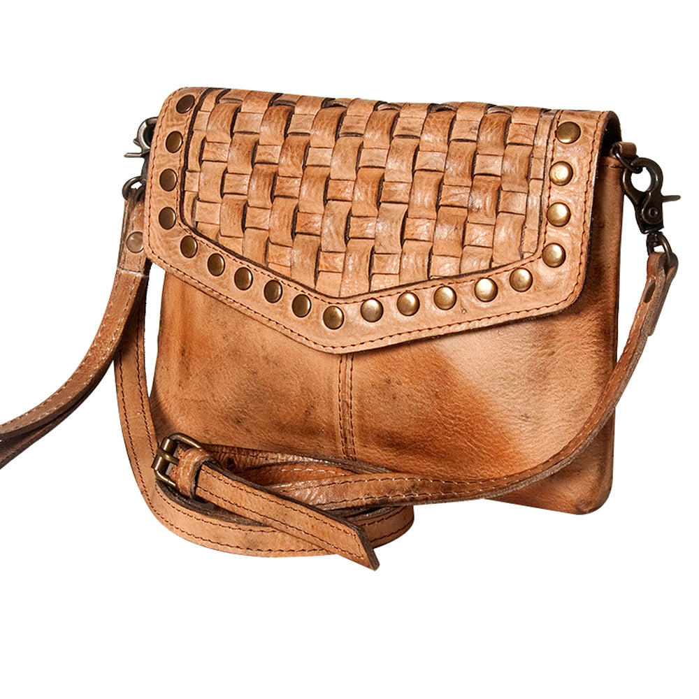Never Mind Nmbg113B Cross Body I Vintage Handmade Genuine Cowhide Leather Women Bag Western Handbag Purse