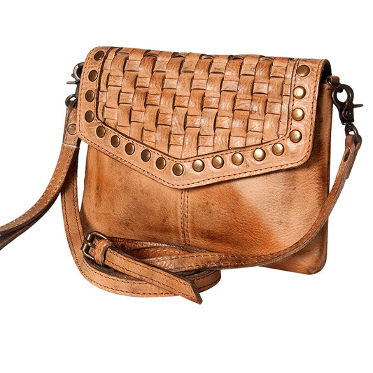 Never Mind Nmbg113B Cross Body I Vintage Handmade Genuine Cowhide Leather Women Bag Western Handbag Purse