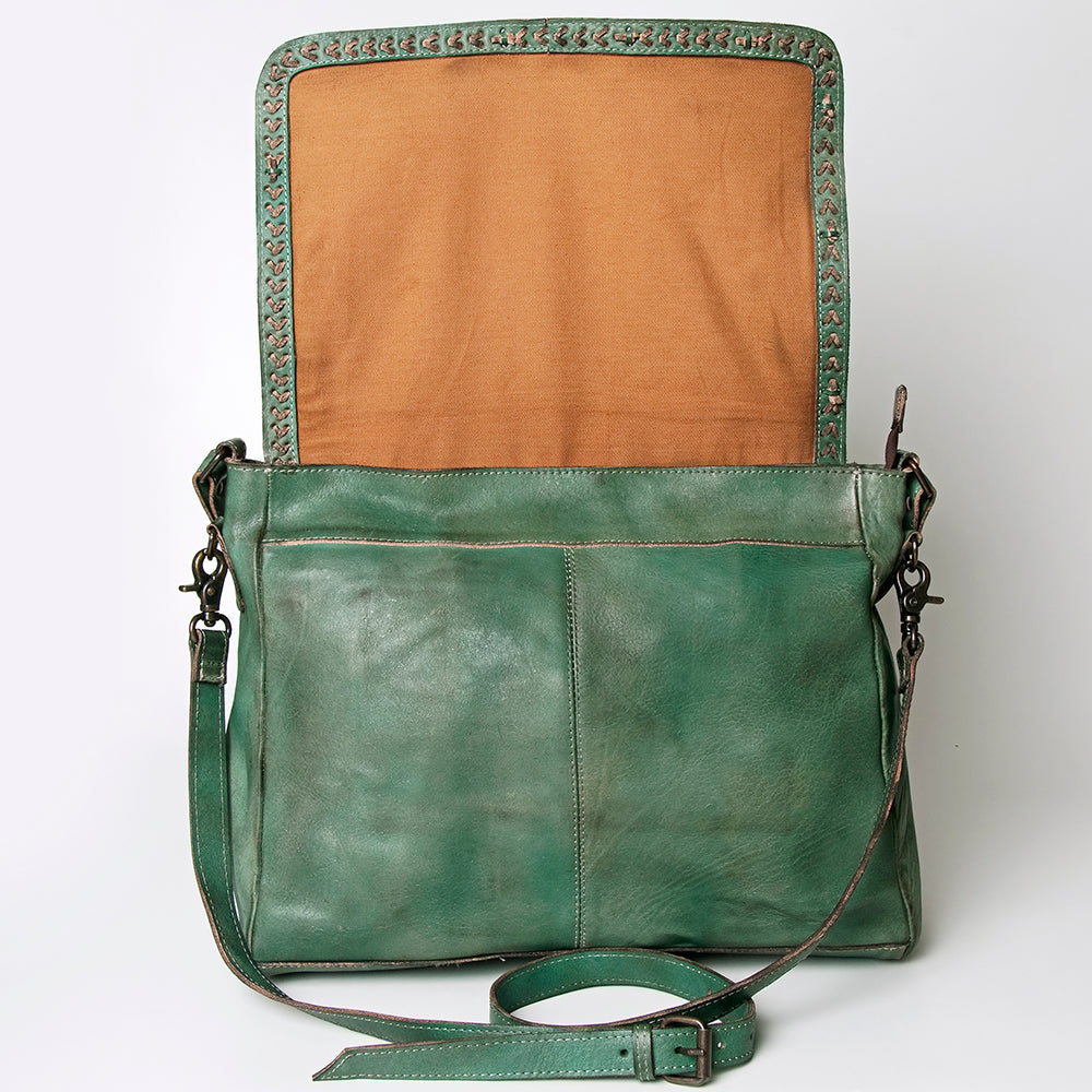 Never Mind Nmbg135E Cross Body I Vintage Handmade Genuine Cowhide Leather Women Bag Western Handbag Purse