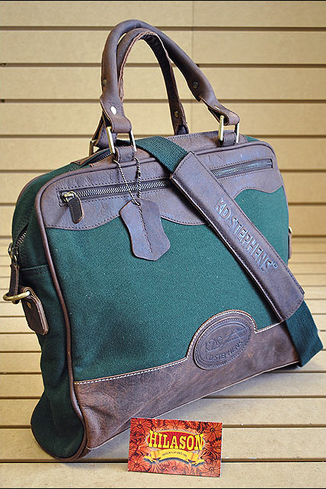 Professional Satchel Laptop Briefcase Bag Leather Canvas