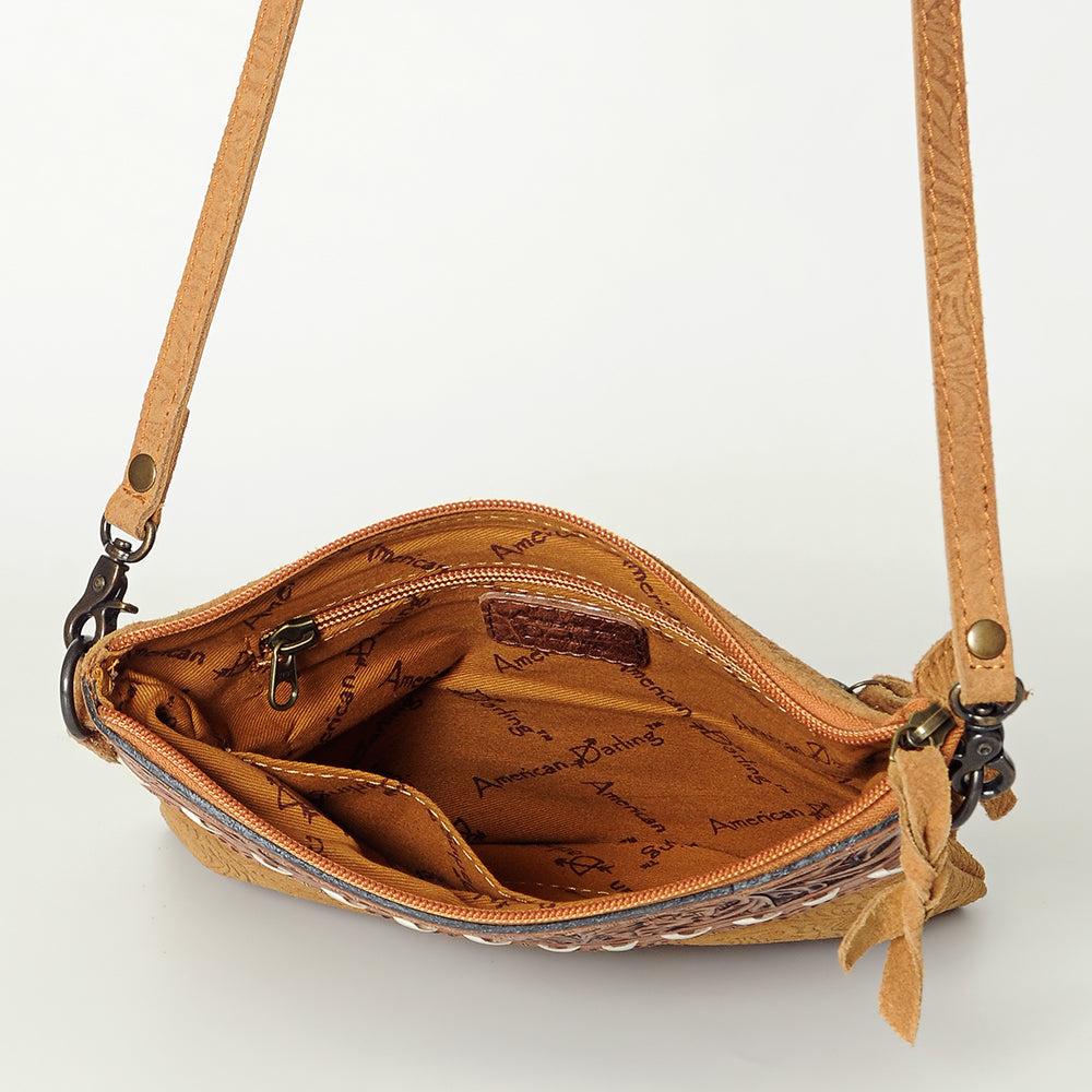 American Darling Small Crossbody Saddle Blanket Genuine Leather women bag western handbag purse