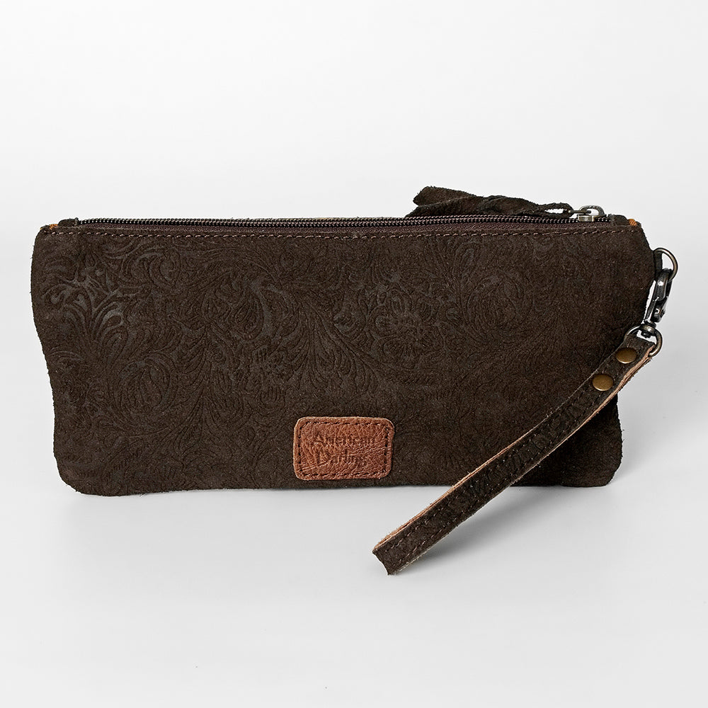 American Darling Wristlet Hand Tooled Embossed Genuine Leather Western Women Bag | Handbag Purse | Women Wristlet Purse | Wristlet Purse | Travel Wristlet Purse | Leather Wristlet Purse | Clutch Wristlet Purse