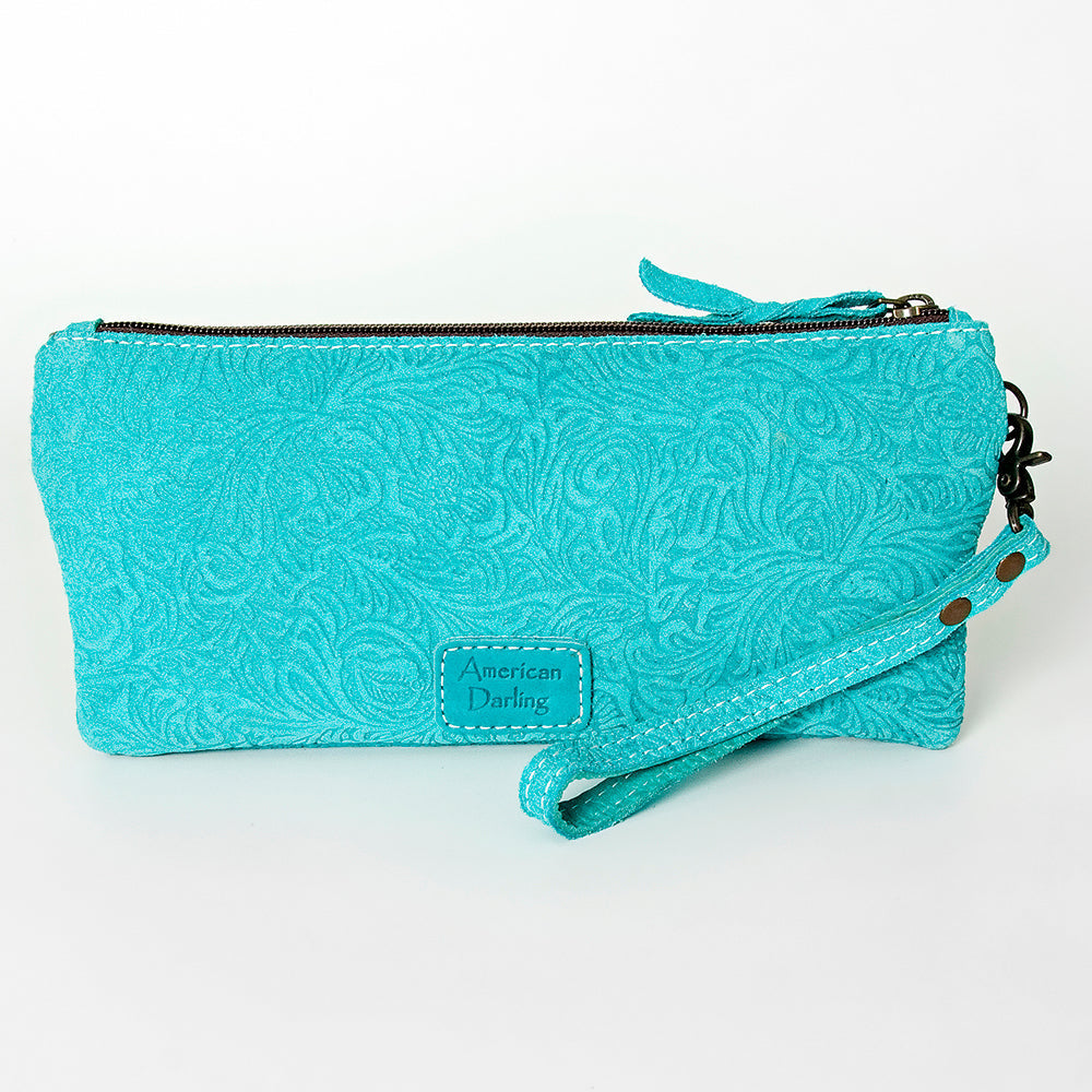 American Darling Wristlet Hand Tooled Embossed Genuine Leather Western Women Bag | Handbag Purse | Women Wristlet Purse | Wristlet Purse | Travel Wristlet Purse | Leather Wristlet Purse | Clutch Wristlet Purse