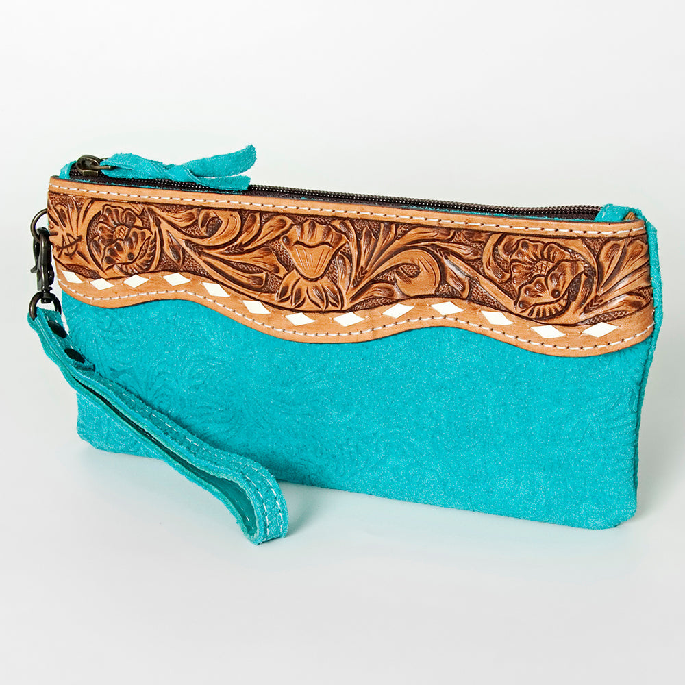 American Darling Wristlet Hand Tooled Embossed Genuine Leather Western Women Bag | Handbag Purse | Women Wristlet Purse | Wristlet Purse | Travel Wristlet Purse | Leather Wristlet Purse | Clutch Wristlet Purse
