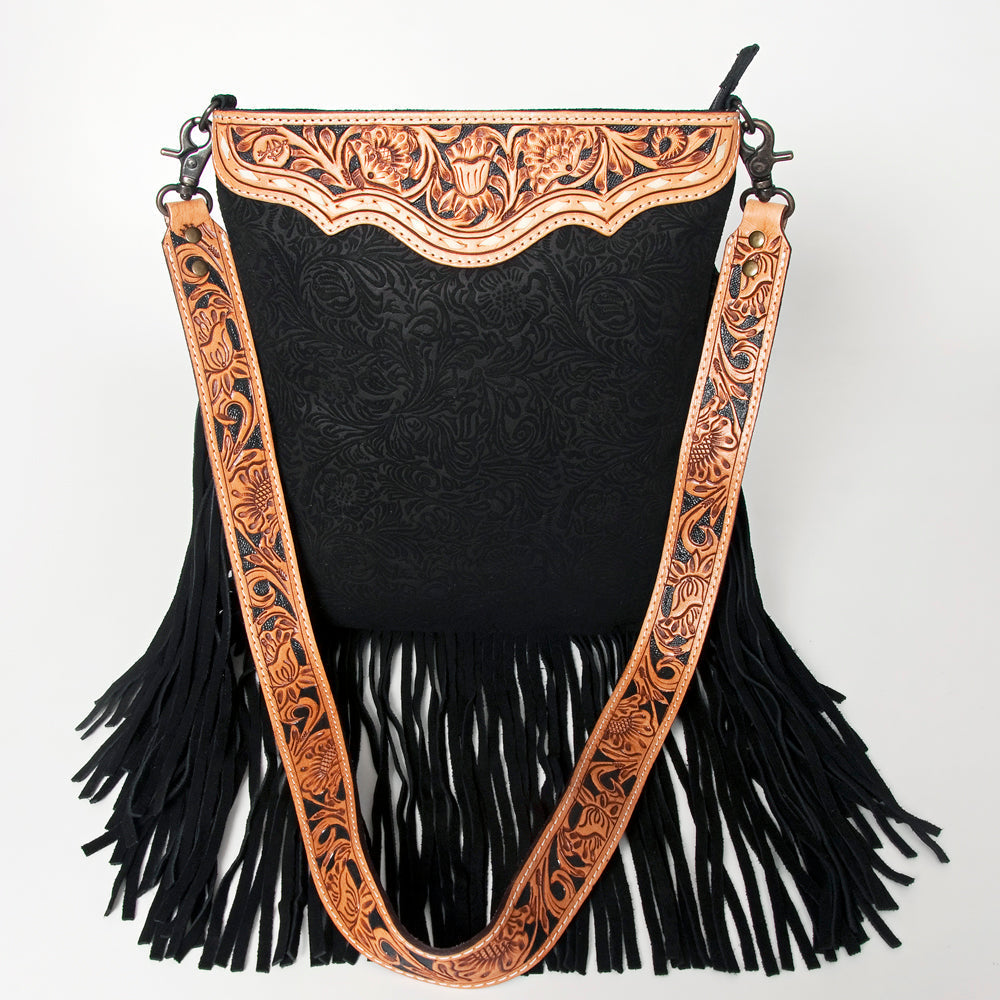 American Darling ADBGS192DM1F Messenger Hand Tooled Embossed Genuine Leather women bag western handbag purse