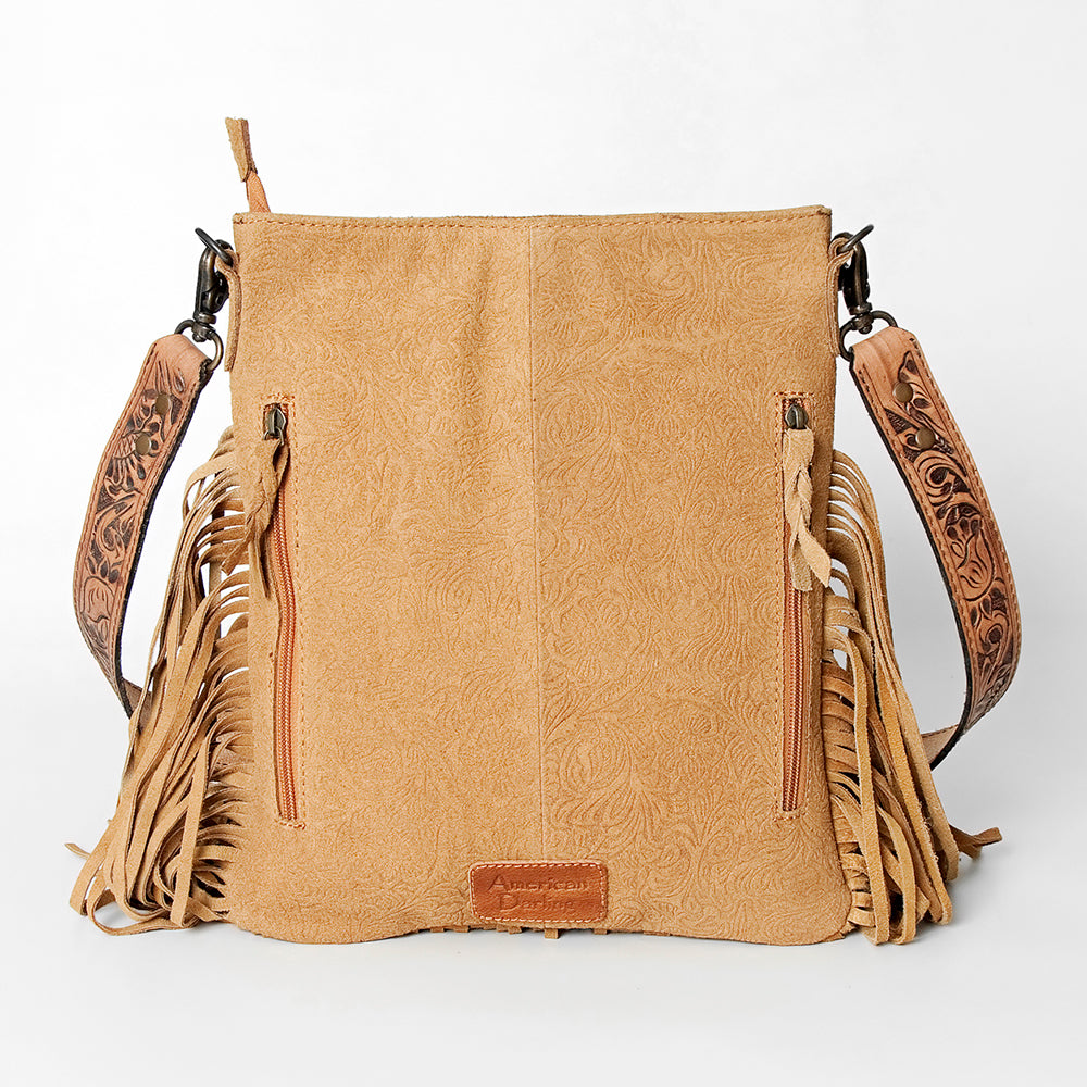 American Darling Messenger Hand Tooled Embossed Genuine Leather Western Women Bag Handbag Purse | Cute Messenger Bag | Leather Messenger Bag | Messenger Purse