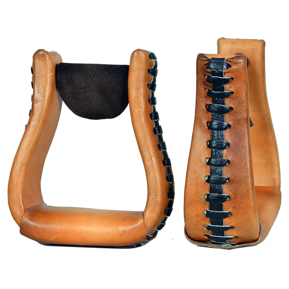 Horse Western Saddle Stirrup Leather Stirrups Pair Hilason