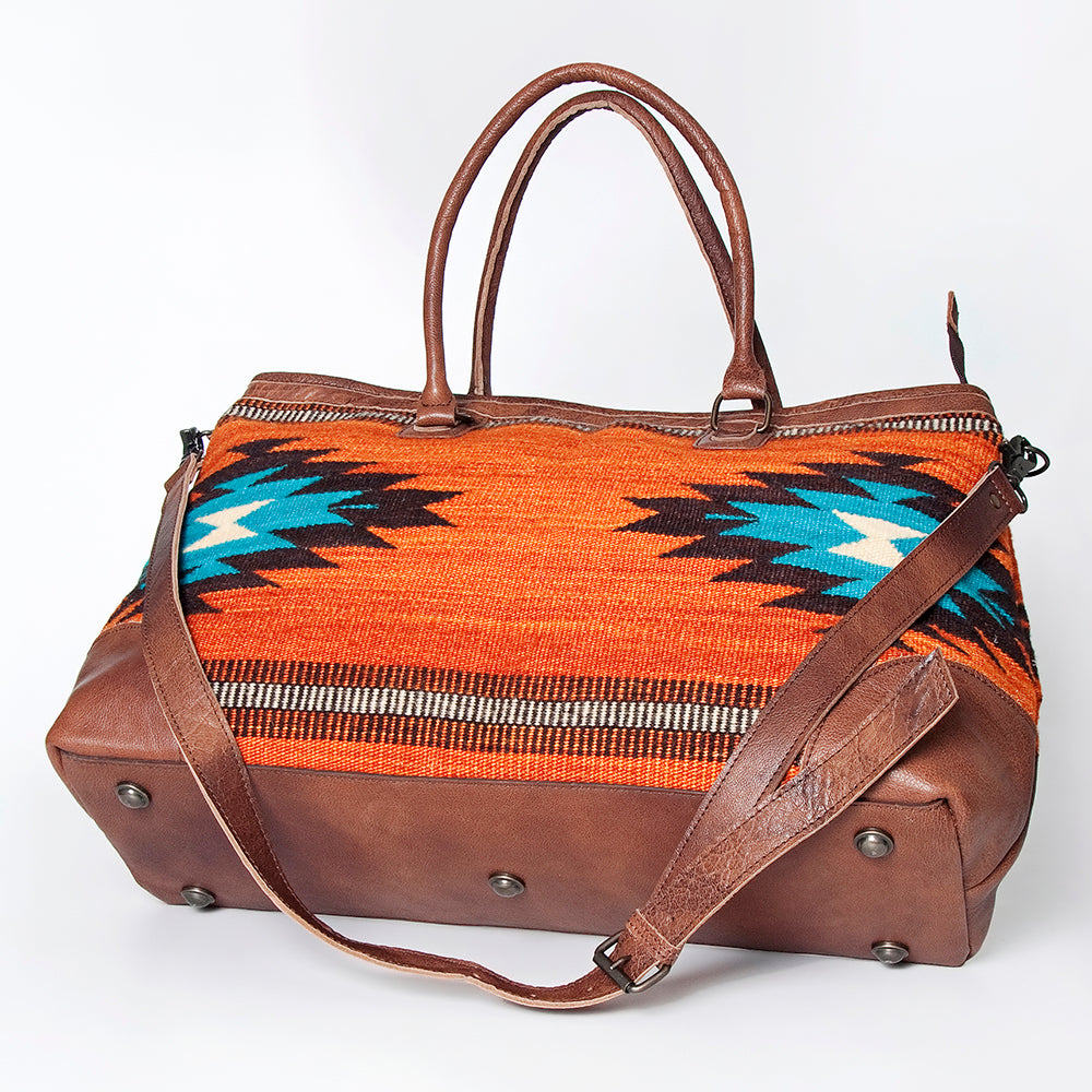 ADBG833B American Darling Saddle Blanket Genuine Leather Women Bag Western Handbag Purse