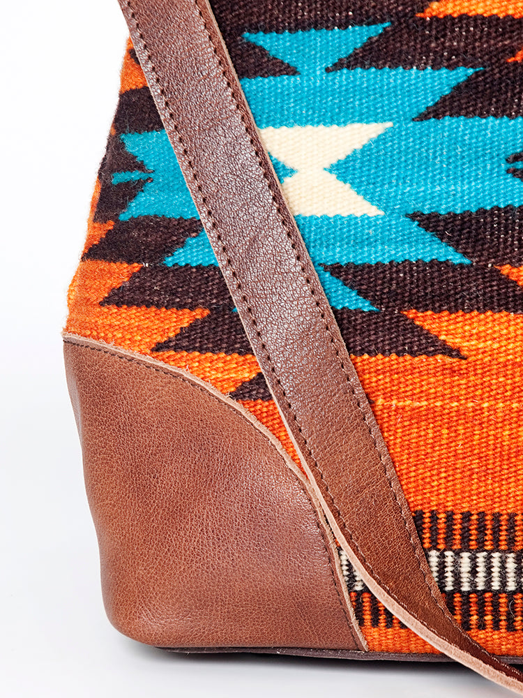 ADBG833B American Darling Saddle Blanket Genuine Leather Women Bag Western Handbag Purse