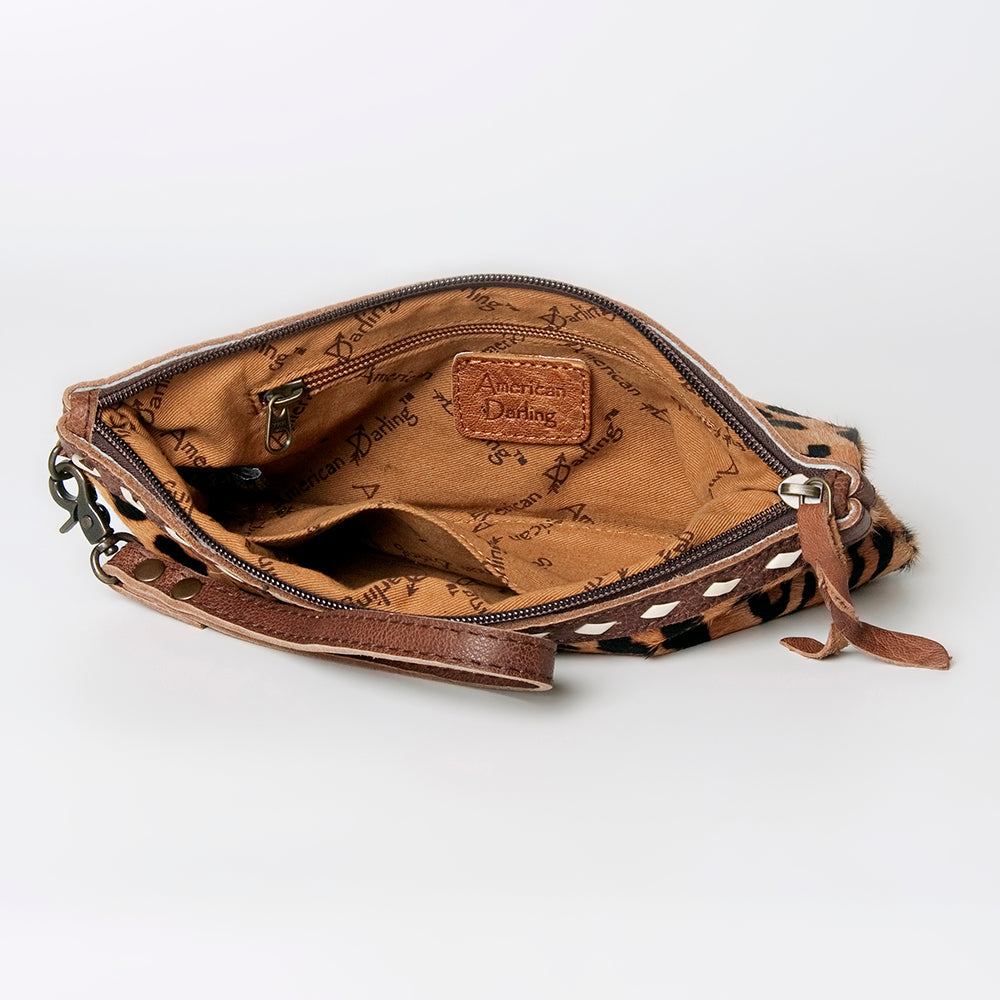 American Darling Wristlet Hair on Genuine Leather Western Women Bag | Handbag Purse | Women Wristlet | Wristlet Wristlet | Travel Wristlet | Leather Wristlet | Clutch Wristlet