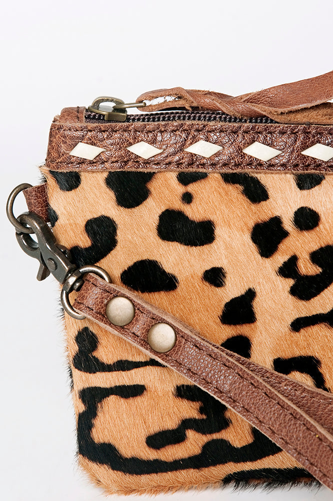 American Darling Wristlet Hair on Genuine Leather Western Women Bag | Handbag Purse | Women Wristlet | Wristlet Wristlet | Travel Wristlet | Leather Wristlet | Clutch Wristlet