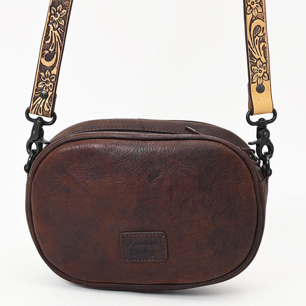 American Darling ADBGZ604 Crossbody Hand Tooled Genuine Leather Women Bag Western Handbag Purse