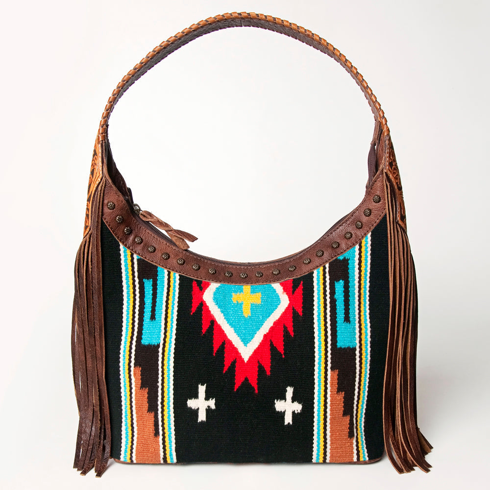 American Darling Hobo Hair On Genuine Leather women bag western handbag purse