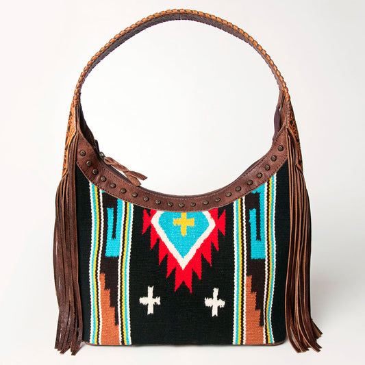 American Darling Hobo Hair On Genuine Leather women bag western handbag purse