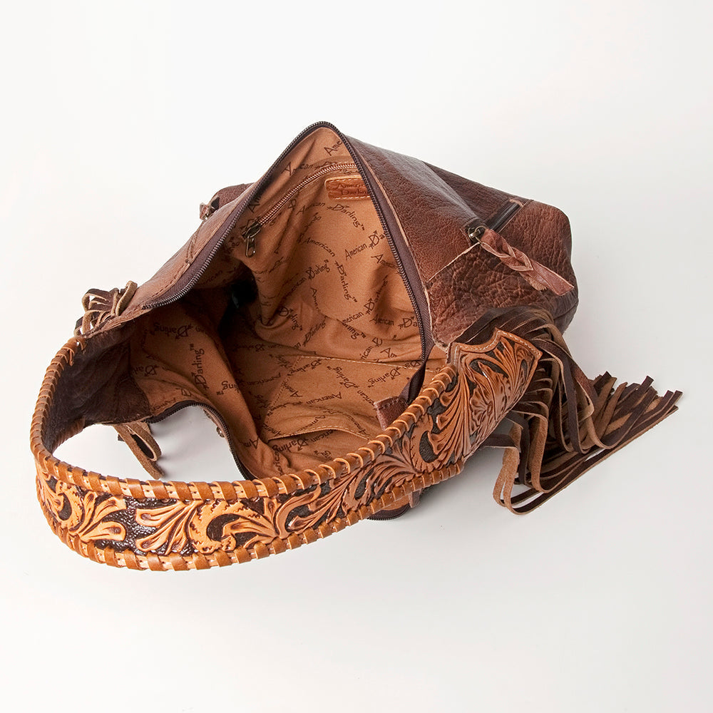 American Darling Hobo Hair On Genuine Leather women bag western handbag purse